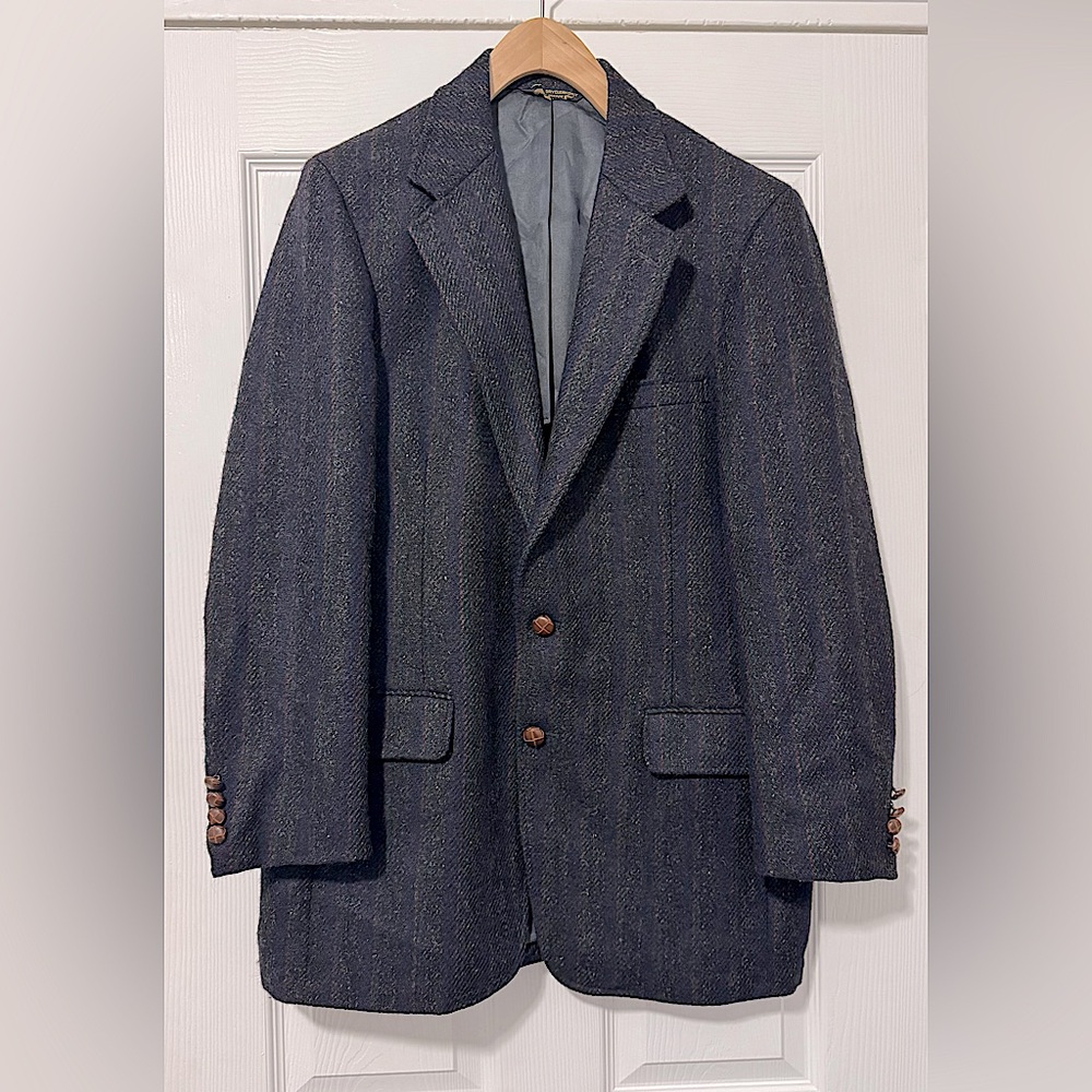 Men’s Vintage 100% Wool VanJulian Blazer Sport Coat